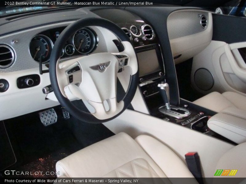 Linen/Imperial Blue Interior - 2012 Continental GT Mulliner 