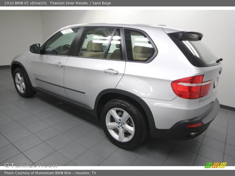 Titanium Silver Metallic / Sand Beige 2010 BMW X5 xDrive30i
