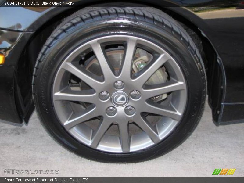 Black Onyx / Ivory 2004 Lexus IS 300