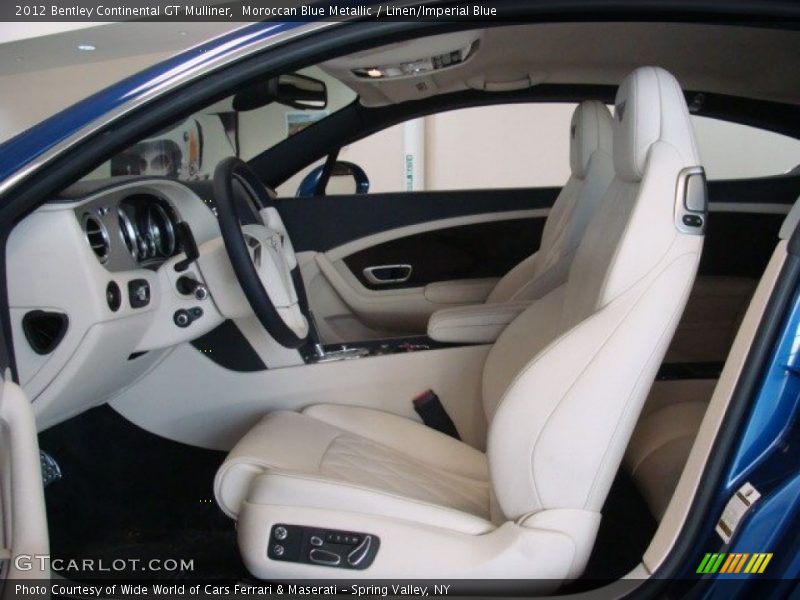 Front Seat of 2012 Continental GT Mulliner
