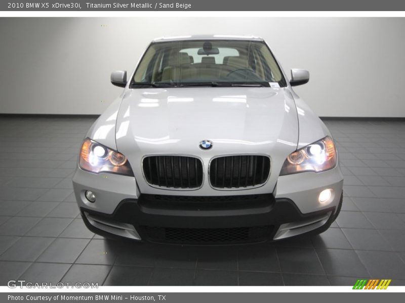Titanium Silver Metallic / Sand Beige 2010 BMW X5 xDrive30i