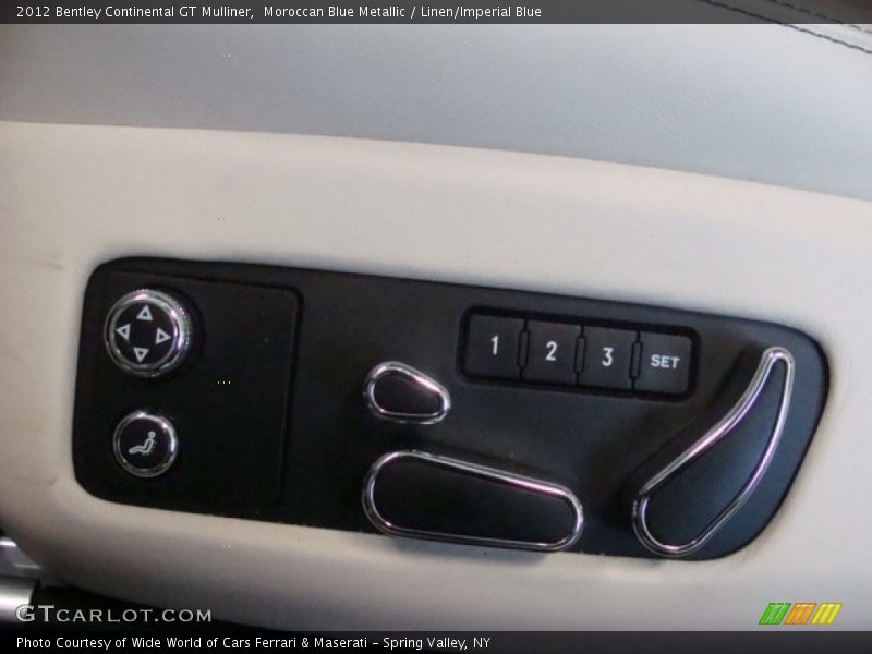 Controls of 2012 Continental GT Mulliner