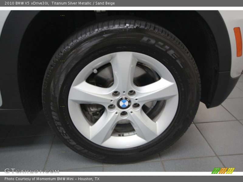 Titanium Silver Metallic / Sand Beige 2010 BMW X5 xDrive30i