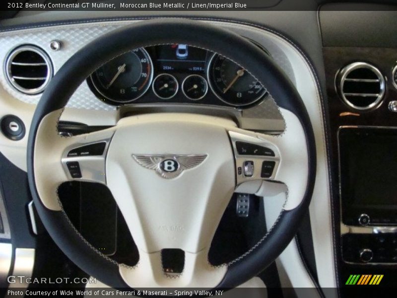  2012 Continental GT Mulliner Steering Wheel
