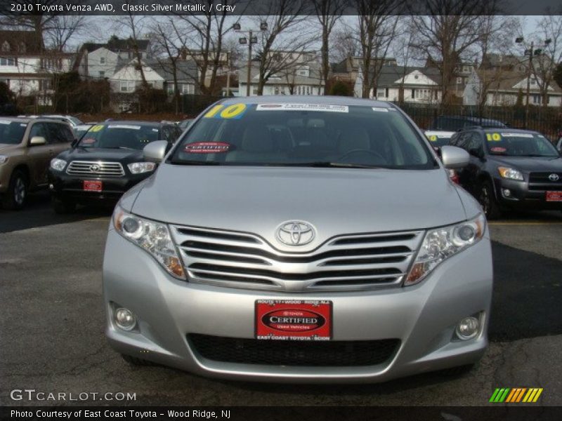 Classic Silver Metallic / Gray 2010 Toyota Venza AWD