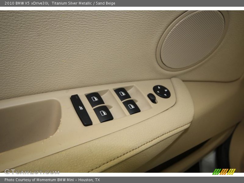 Titanium Silver Metallic / Sand Beige 2010 BMW X5 xDrive30i