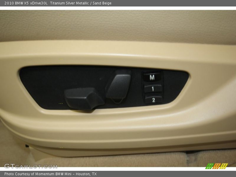 Titanium Silver Metallic / Sand Beige 2010 BMW X5 xDrive30i