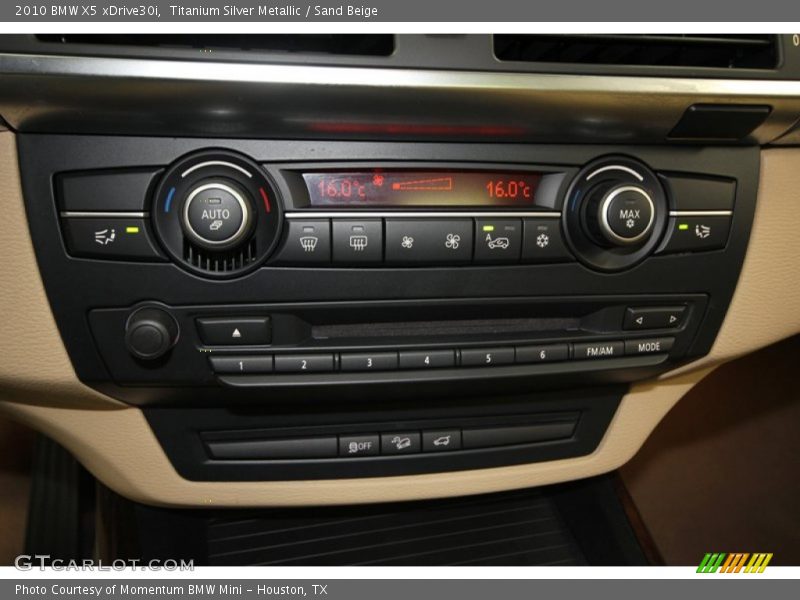 Titanium Silver Metallic / Sand Beige 2010 BMW X5 xDrive30i
