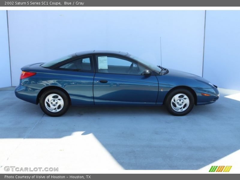 Blue / Gray 2002 Saturn S Series SC1 Coupe