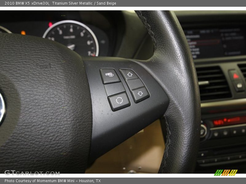 Titanium Silver Metallic / Sand Beige 2010 BMW X5 xDrive30i
