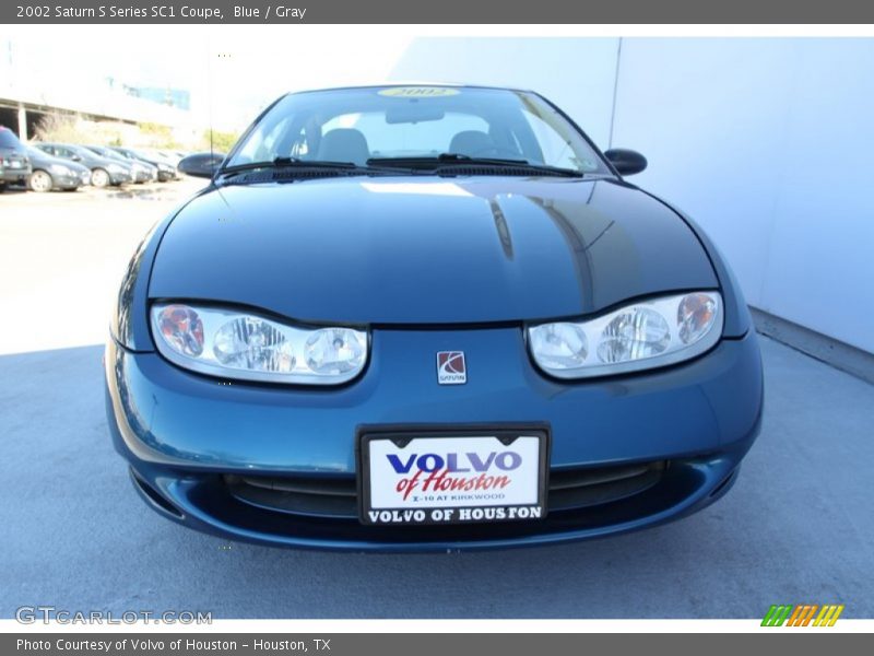 Blue / Gray 2002 Saturn S Series SC1 Coupe