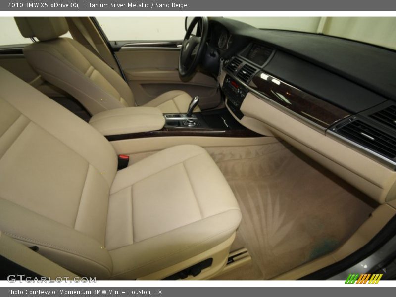 Titanium Silver Metallic / Sand Beige 2010 BMW X5 xDrive30i