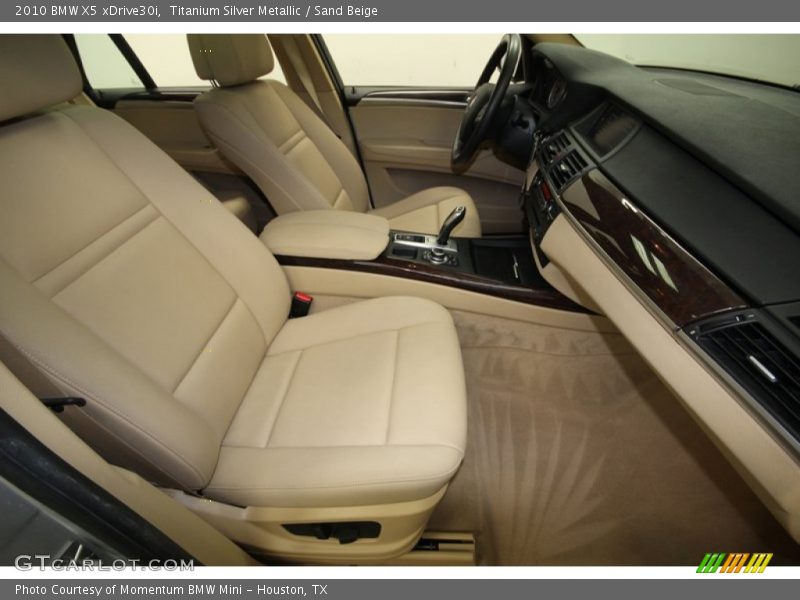 Titanium Silver Metallic / Sand Beige 2010 BMW X5 xDrive30i