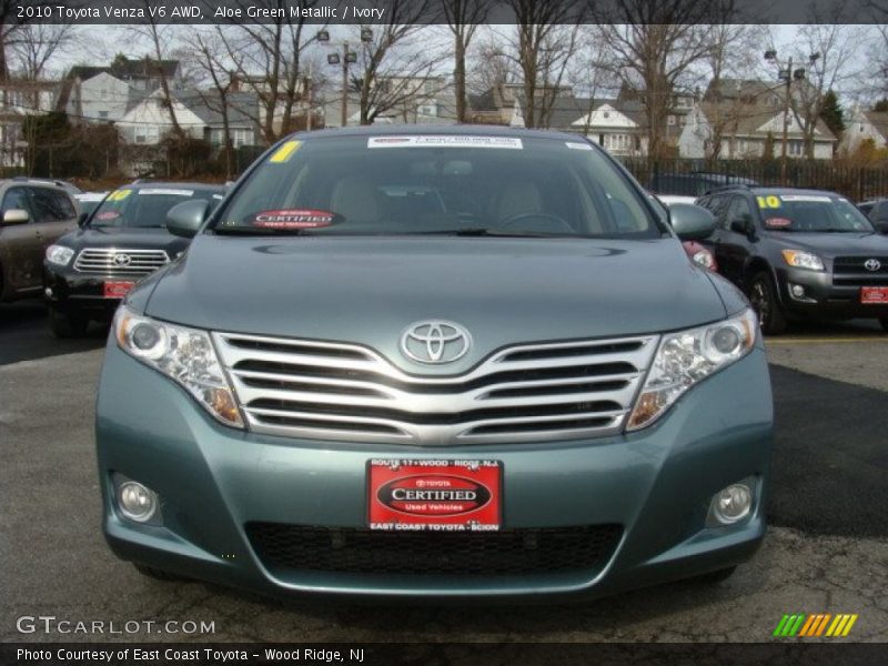 Aloe Green Metallic / Ivory 2010 Toyota Venza V6 AWD
