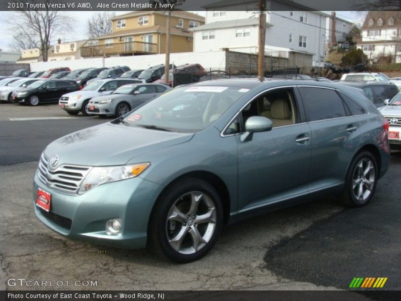Aloe Green Metallic / Ivory 2010 Toyota Venza V6 AWD