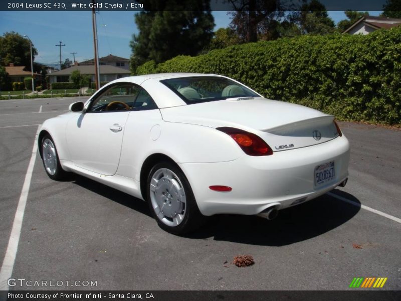 White Gold Crystal / Ecru 2004 Lexus SC 430