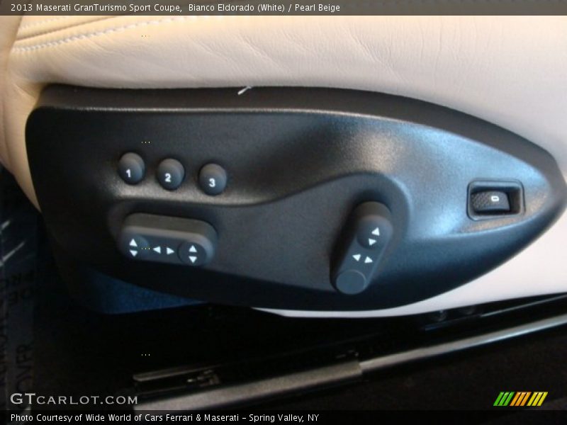 Bianco Eldorado (White) / Pearl Beige 2013 Maserati GranTurismo Sport Coupe