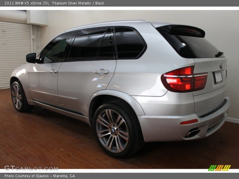 Titanium Silver Metallic / Black 2011 BMW X5 xDrive 35i