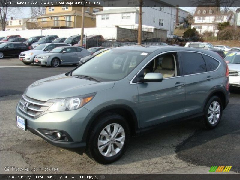 Opal Sage Metallic / Beige 2012 Honda CR-V EX 4WD
