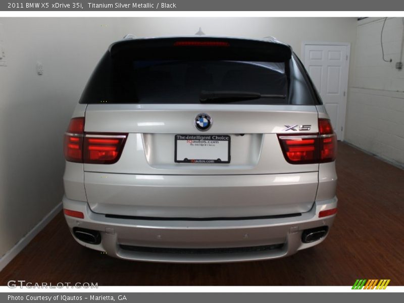 Titanium Silver Metallic / Black 2011 BMW X5 xDrive 35i