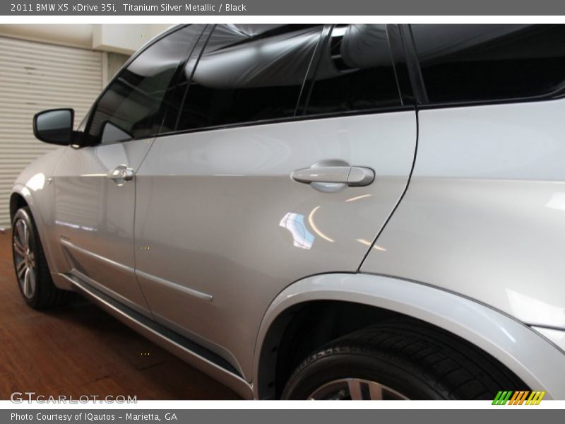 Titanium Silver Metallic / Black 2011 BMW X5 xDrive 35i