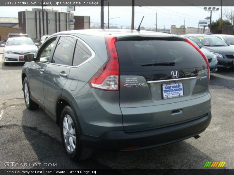 Opal Sage Metallic / Beige 2012 Honda CR-V EX 4WD
