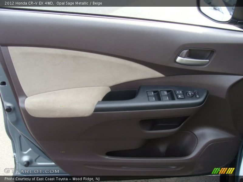 Opal Sage Metallic / Beige 2012 Honda CR-V EX 4WD