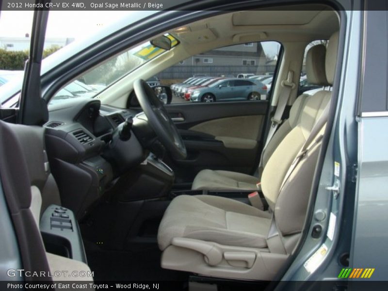 Opal Sage Metallic / Beige 2012 Honda CR-V EX 4WD
