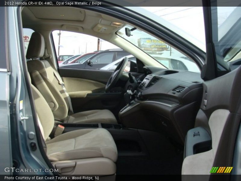 Opal Sage Metallic / Beige 2012 Honda CR-V EX 4WD