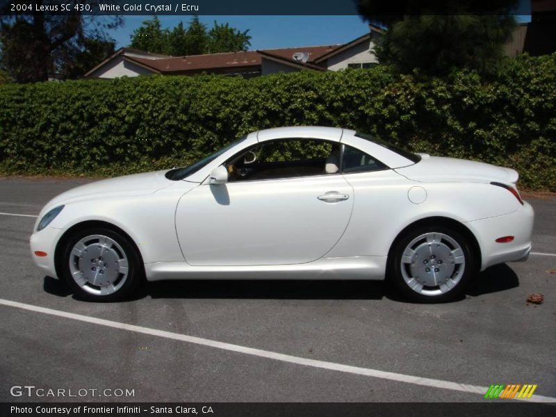 White Gold Crystal / Ecru 2004 Lexus SC 430