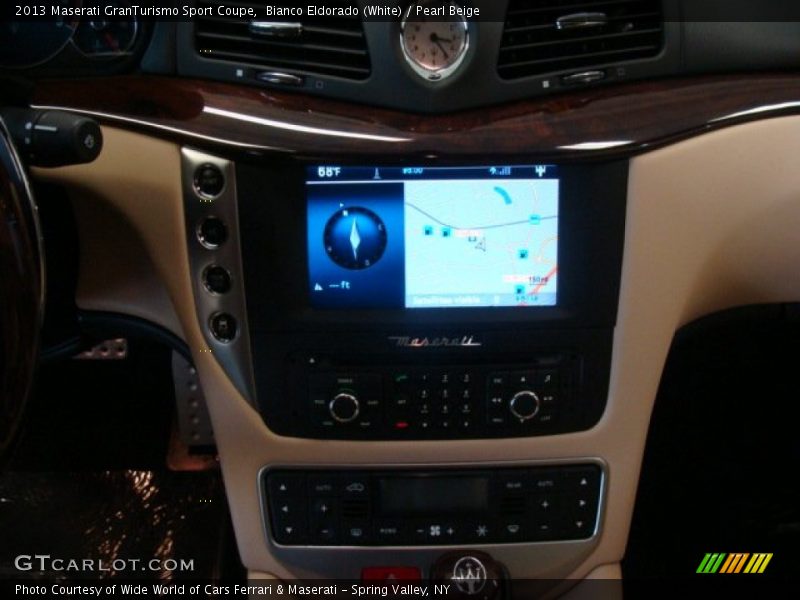 Bianco Eldorado (White) / Pearl Beige 2013 Maserati GranTurismo Sport Coupe