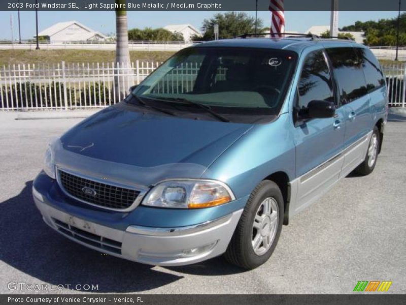 Light Sapphire Blue Metallic / Medium Graphite 2003 Ford Windstar SEL