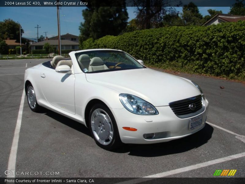 White Gold Crystal / Ecru 2004 Lexus SC 430