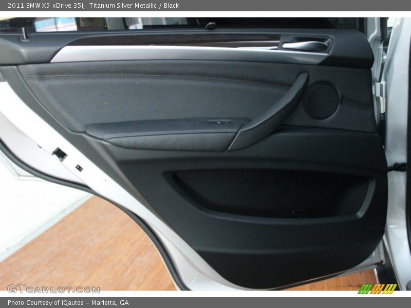 Titanium Silver Metallic / Black 2011 BMW X5 xDrive 35i