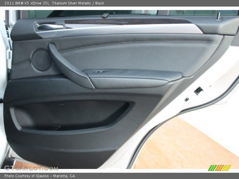 Titanium Silver Metallic / Black 2011 BMW X5 xDrive 35i