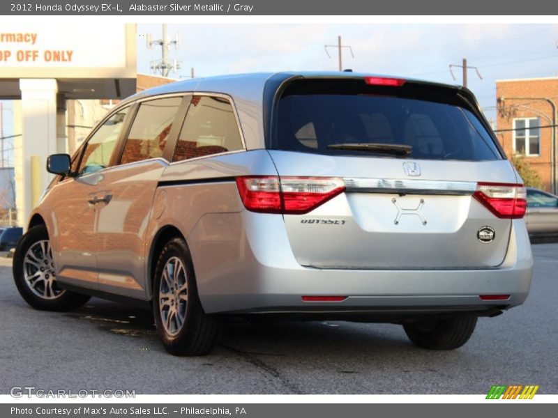 Alabaster Silver Metallic / Gray 2012 Honda Odyssey EX-L