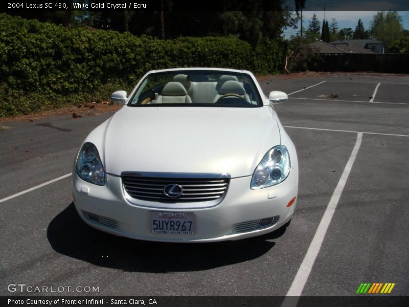 White Gold Crystal / Ecru 2004 Lexus SC 430