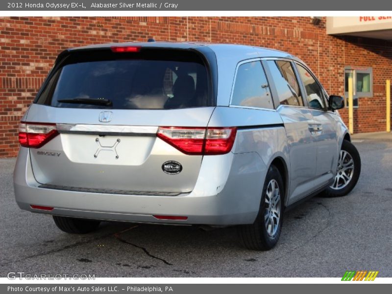 Alabaster Silver Metallic / Gray 2012 Honda Odyssey EX-L