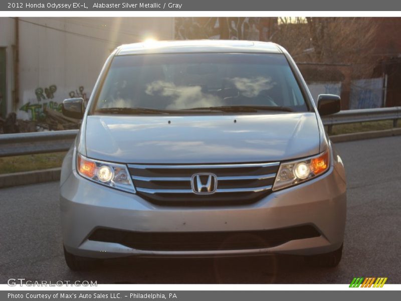Alabaster Silver Metallic / Gray 2012 Honda Odyssey EX-L
