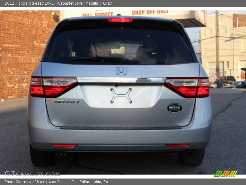 Alabaster Silver Metallic / Gray 2012 Honda Odyssey EX-L