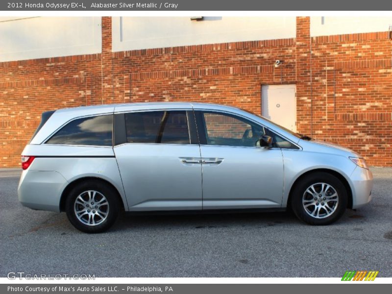 Alabaster Silver Metallic / Gray 2012 Honda Odyssey EX-L