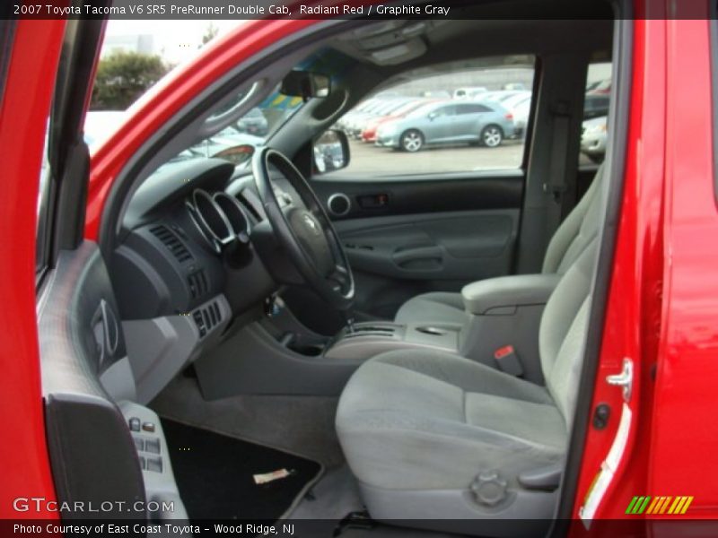 Radiant Red / Graphite Gray 2007 Toyota Tacoma V6 SR5 PreRunner Double Cab