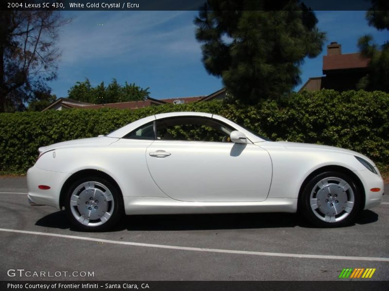 White Gold Crystal / Ecru 2004 Lexus SC 430