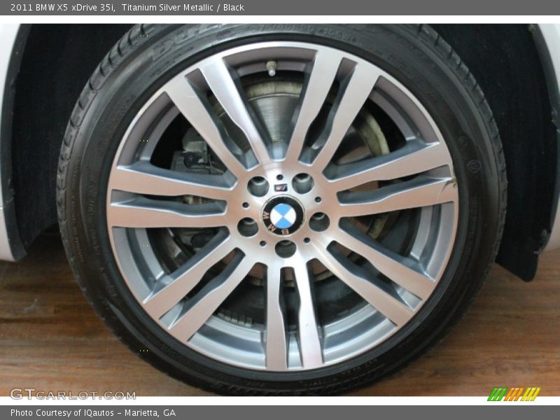 Titanium Silver Metallic / Black 2011 BMW X5 xDrive 35i