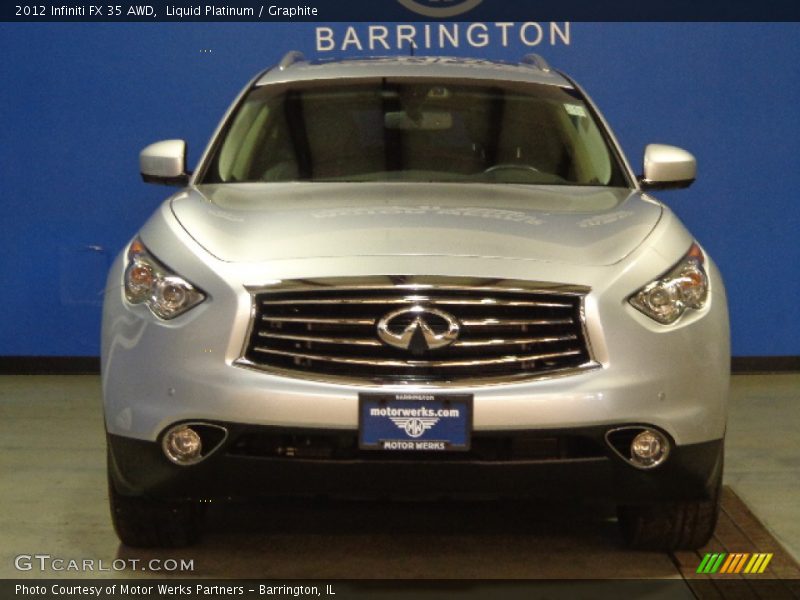 Liquid Platinum / Graphite 2012 Infiniti FX 35 AWD
