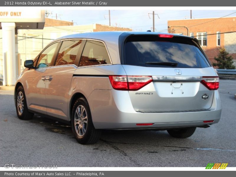 Alabaster Silver Metallic / Gray 2012 Honda Odyssey EX-L