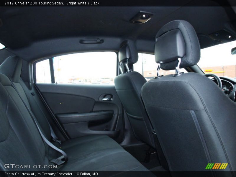 Bright White / Black 2012 Chrysler 200 Touring Sedan