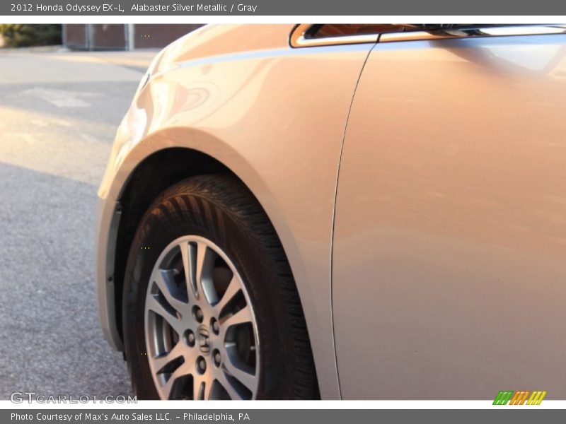 Alabaster Silver Metallic / Gray 2012 Honda Odyssey EX-L