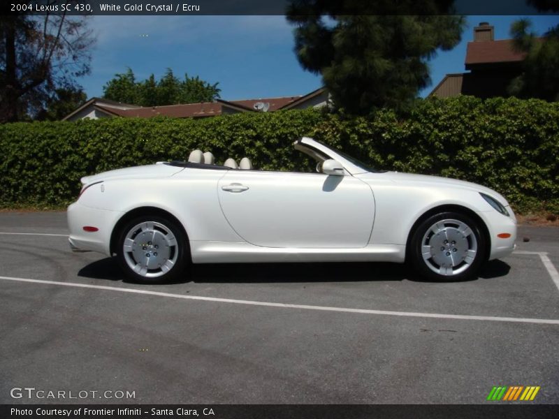 White Gold Crystal / Ecru 2004 Lexus SC 430