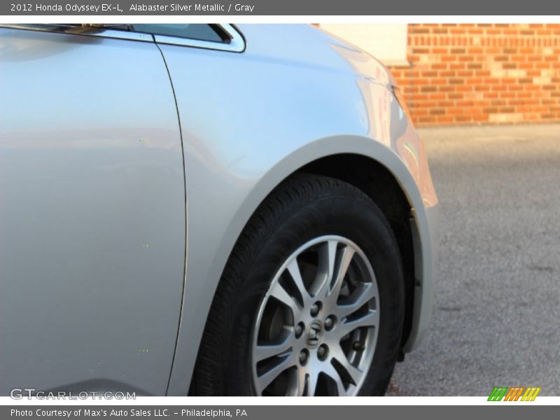 Alabaster Silver Metallic / Gray 2012 Honda Odyssey EX-L